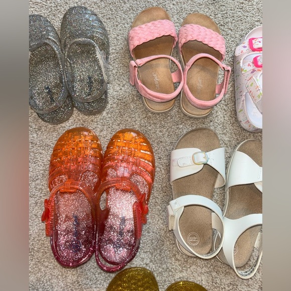 Toddler Girl Size 10 Sandals Shoe Lot - Picture 10 of 14